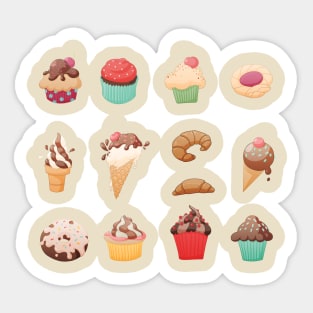 Dessert Time Sticker